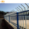 powder coating security picket top steel fence